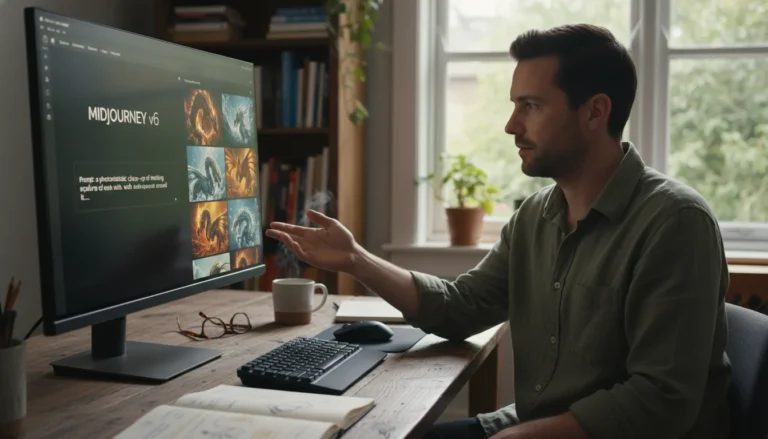 Imagen hiperrealista de alta resolución generada por Midjourney v6, mostrando detalles fotorrealistas con gran nitidez.