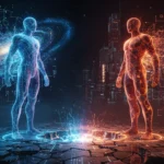 Representación visual de la competencia entre GPT-4 Turbo y Google Gemini Ultra, destacando la batalla de gigantes en IA generativa.